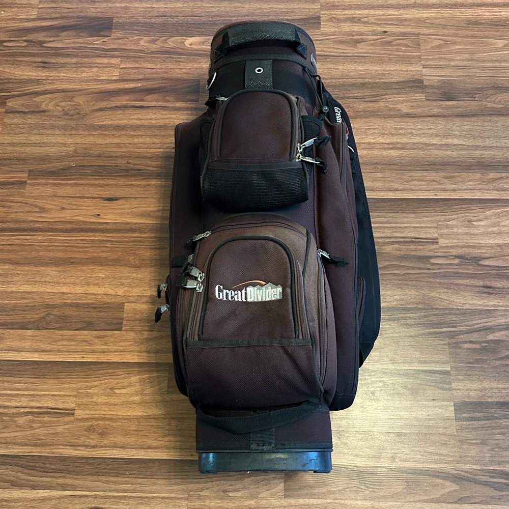 Vtg Great Divider 14 Way Divider Golf Bag